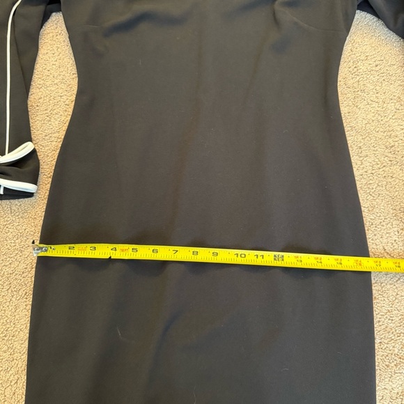 Calvin Klein Piped Bow-Sleeve Sheath Dress - Picture 11 of 13